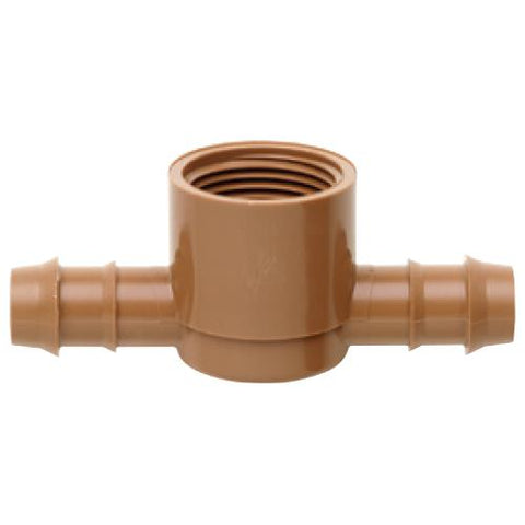 Netafim 17mm Combination Tee 2-Way Insert x 1/2 in FPT (10/Bag)
