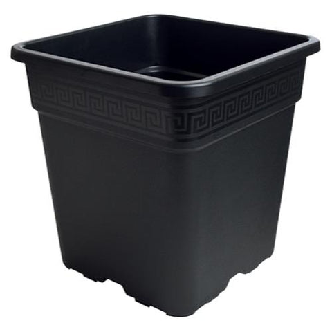 Gro Pro Black Square Pot 1.5 Gallon