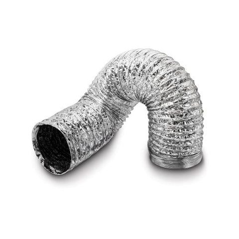 MAX-DUCT SILVER/BLACK FOIL DUCTING 8IN