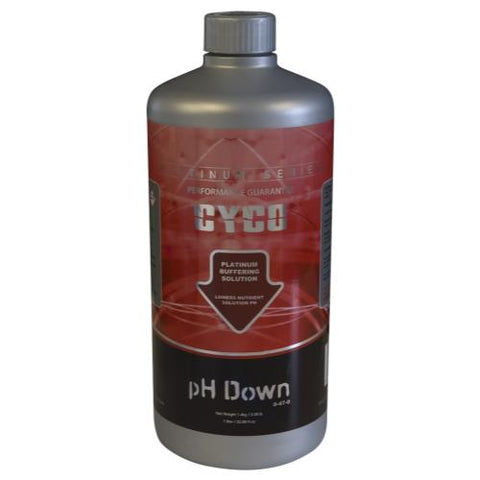 CYCO pH Down 1 Liter (12/Cs)